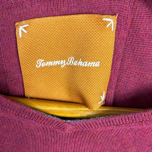 Tommy Bahama Men Cotton/Cashmere LongSleeve Sweater Sz M Pullover Breathable Lux - Picture 3 of 8